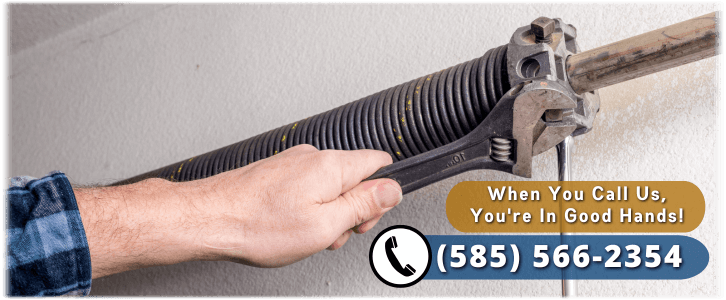 Broken Garage Door Spring Pittsford NY